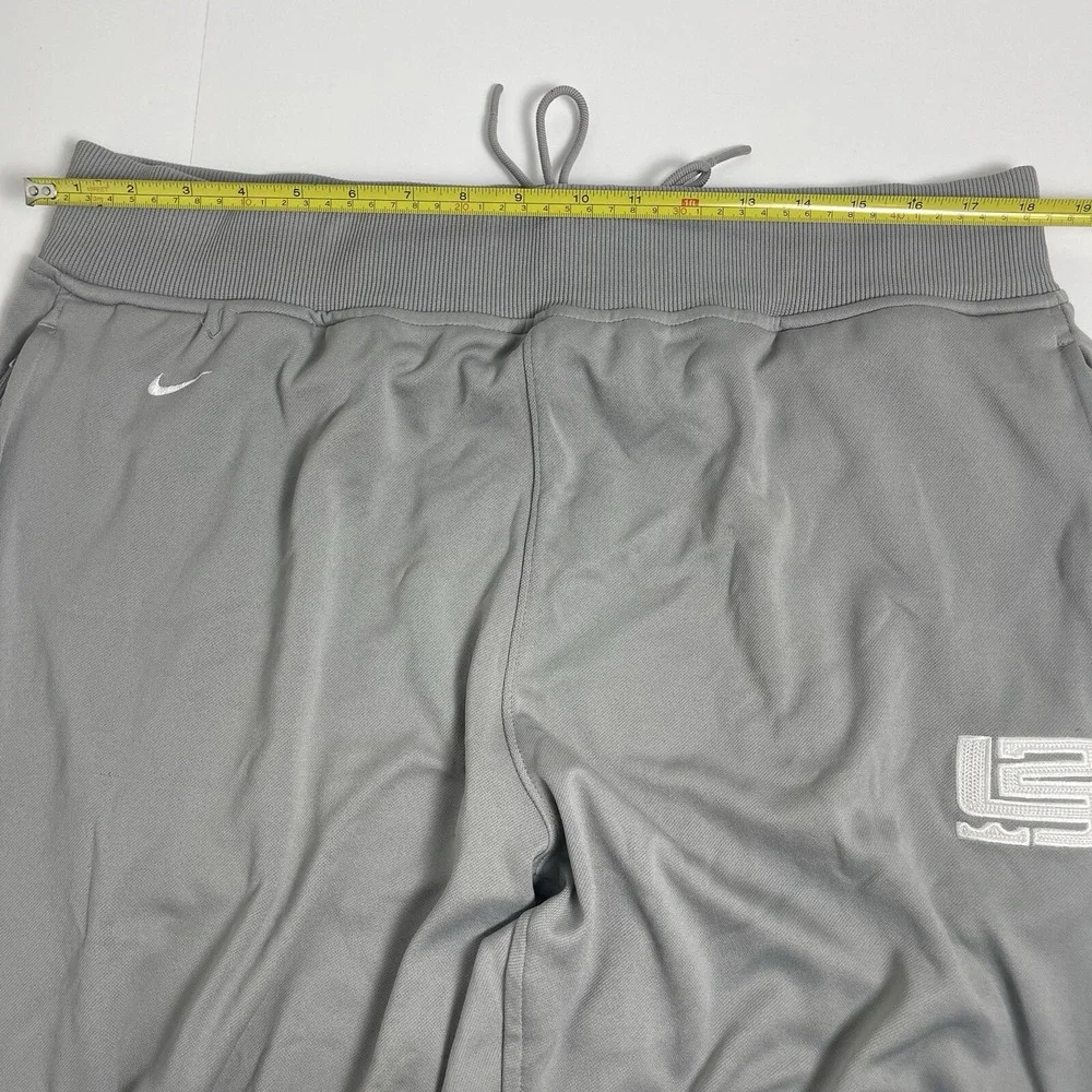 Vintage Y2K Nike Lebron James Basketball Track Gray Swoosh Pockets Ankle Zip XXL